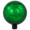 10" Green Turtle Shell Inspired Mirrored Outdoor Garden Gazing Ball
